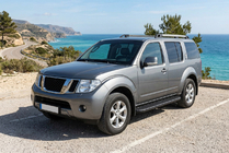 Nissan Pathfinder R51 2005-2014 Progi Boczné Bosphorus Black (2 szt., Aluminium) zdjęcia 1
