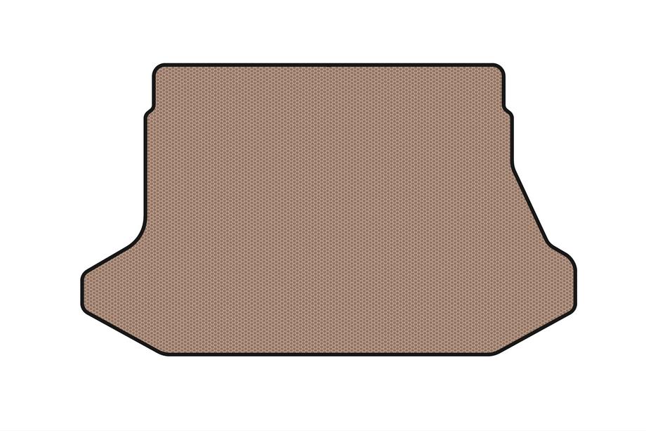 Kia Cerato 1 2004-2009 Gumowa mata do bagażnika Carsuit (HB, beżowa) Image