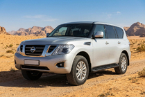 Nissan Patrol Y62 2010-2024 Progi Boczné Allmond Black (2 szt., Aluminium) zdjęcia 2