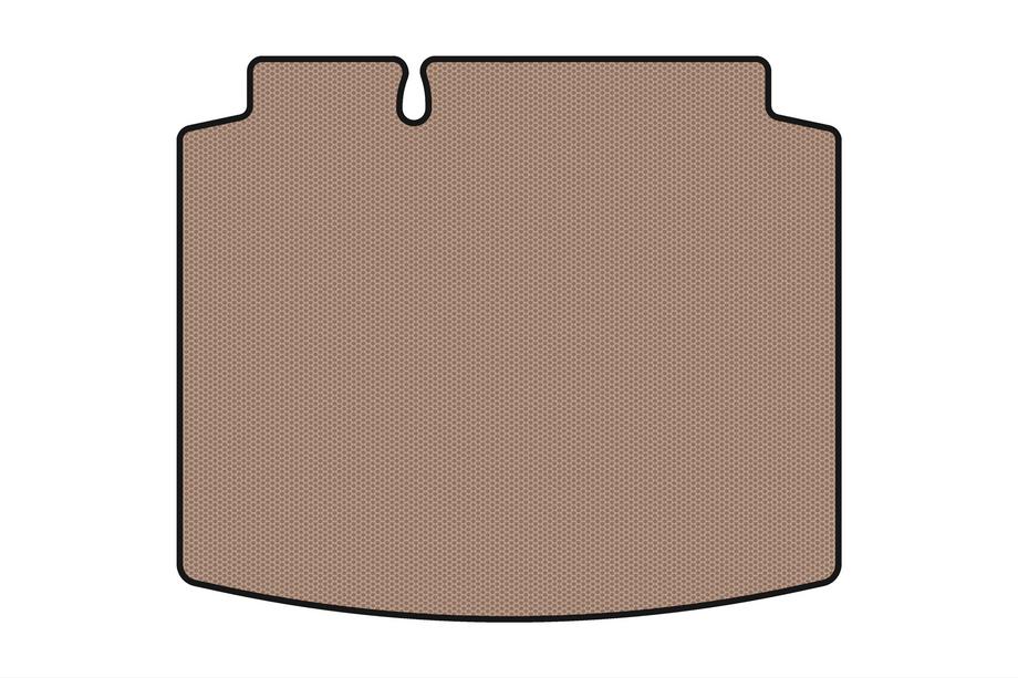 Seat Leon 2005-2012 Gumowa mata bagażnika Carsuit (hatchback, 5-drzwiowy, beżowa) Image