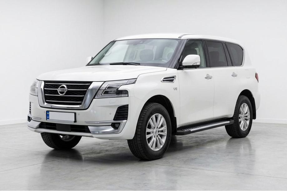 Nissan Patrol Y62 2010-2024 Progi Boczne Line (2 szt., Aluminium) Image