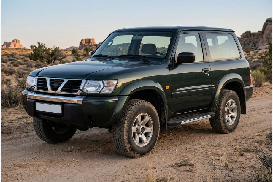 Nissan Patrol Y61 1997-2011 Progi Boczné Duru (2 szt., Aluminium) Image