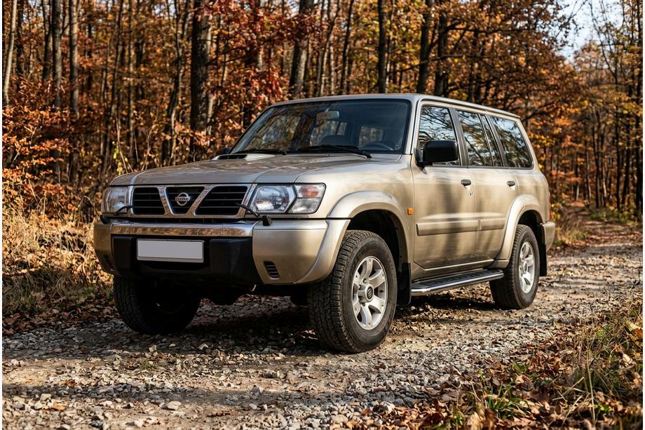Nissan Patrol Y61 1997-2011 Progi Boczne Maydos V1 (2 szt., Aluminium i Stal Nierdzewna) Image