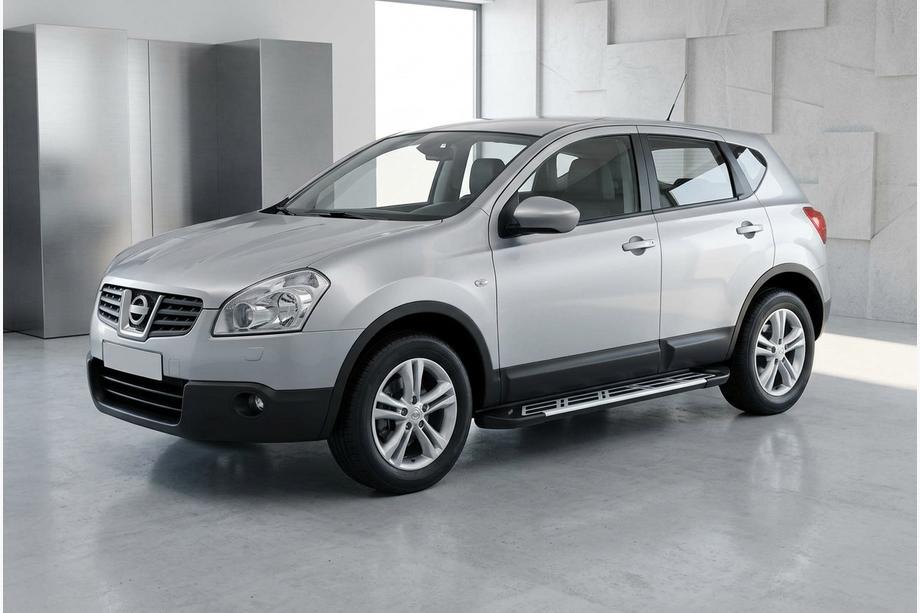 Nissan Qashqai 2007-2010 Progi Boczné Sunrise (2 szt., Aluminium) Image