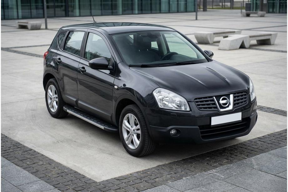 Nissan Qashqai 2007-2010 Progi Boczné Duru (2 szt., Aluminium) Image