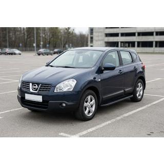 Progi Boczné Bosphorus Black (2 szt., Aluminium) Nissan Qashqai 2007-2010 zdjęcia 1