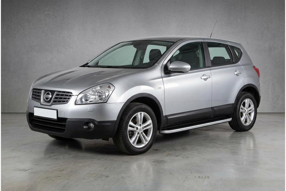 Nissan Qashqai 2007-2010 Progi Boczne Tayga Grey (2 szt., Aluminium) Image