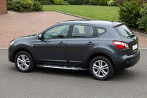Nissan Qashqai 2010-2014 Progi Boczné Sunrise (2 szt., Aluminium) zdjęcia 1