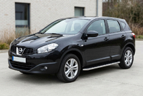 Nissan Qashqai 2010-2014 Progi Boczne Maydos V1 (2 szt., Aluminium i Stal Nierdzewna) zdjęcia 1