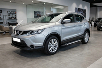 Nissan Qashqai 2014-2021 Progi Boczné Sunrise (2 szt., Aluminium) zdjęcia 1