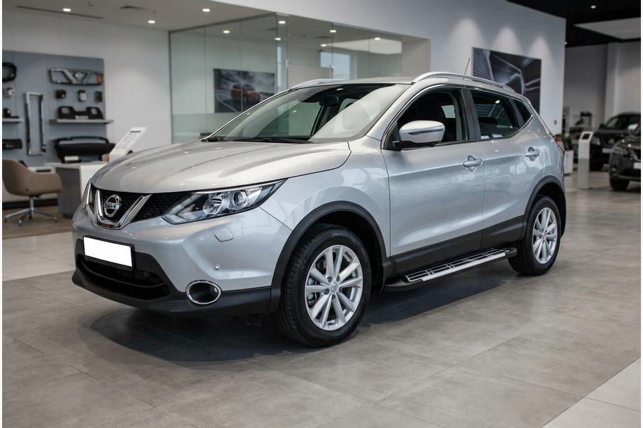 Nissan Qashqai 2014-2021 Progi Boczné Sunrise (2 szt., Aluminium) Image