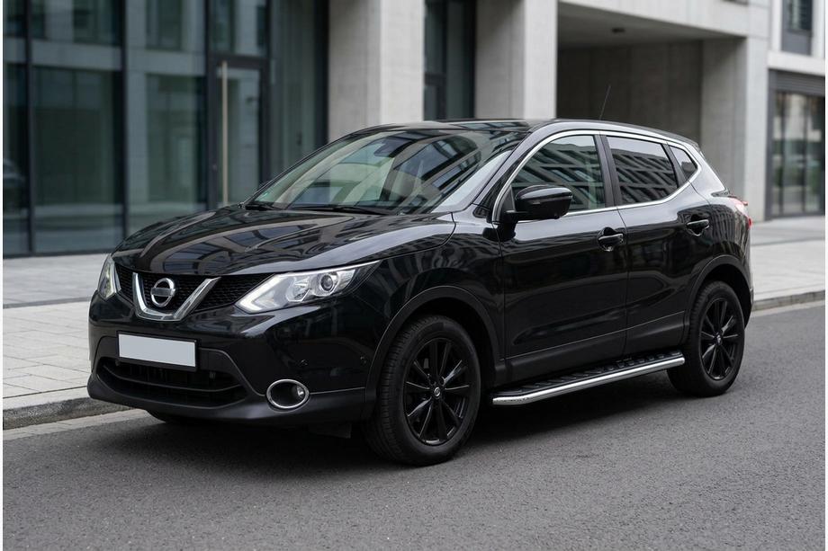 Nissan Qashqai 2014-2021 Progi Boczne Maydos V1 (2 szt., Aluminium i Stal Nierdzewna) Image