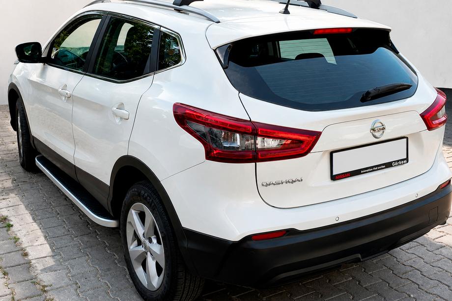Nissan Qashqai 2014-2021 Progi Boczné Tayga (2 szt., Aluminium) Image