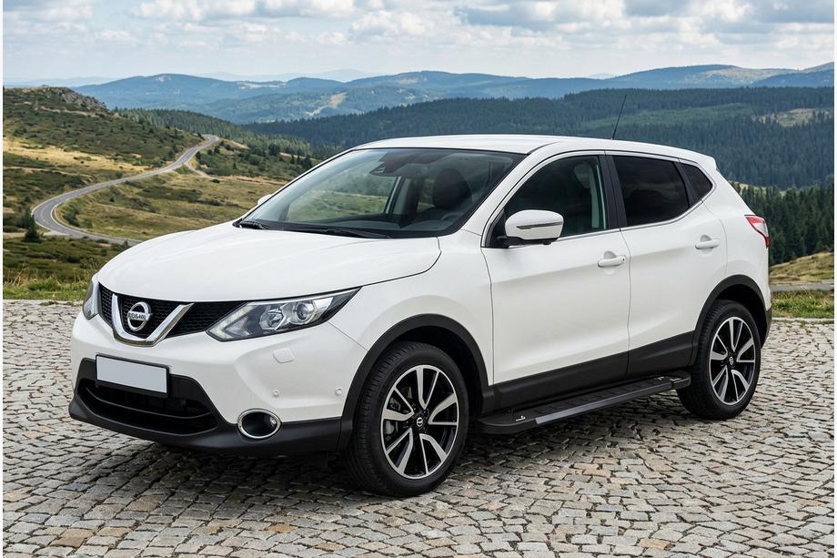 Nissan Qashqai 2014-2021 Progi Boczne RedLine Black (2 szt., Aluminium) Image