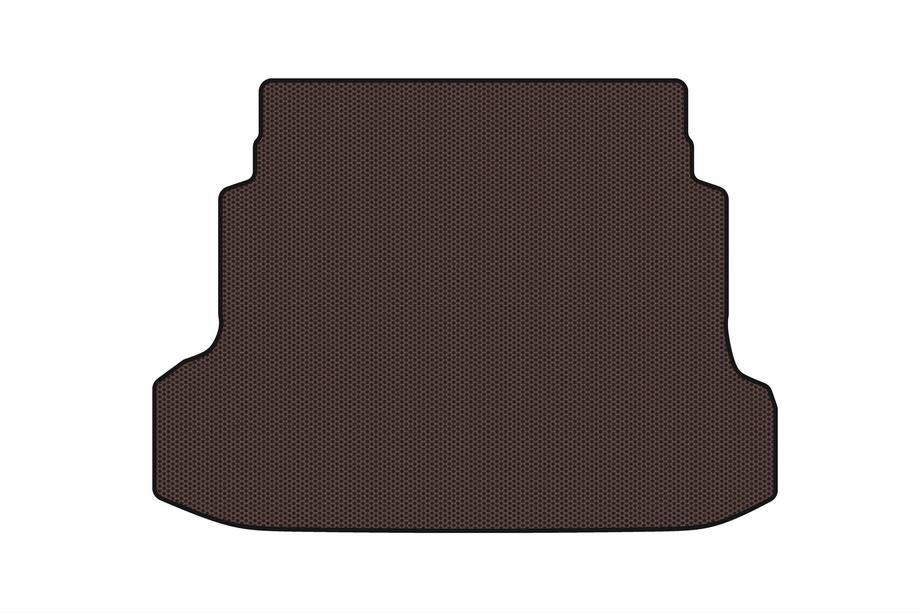 Kia Cerato 2 2010-2013 Gumowa mata do bagażnika Carsuit (SD, brązowa) Image