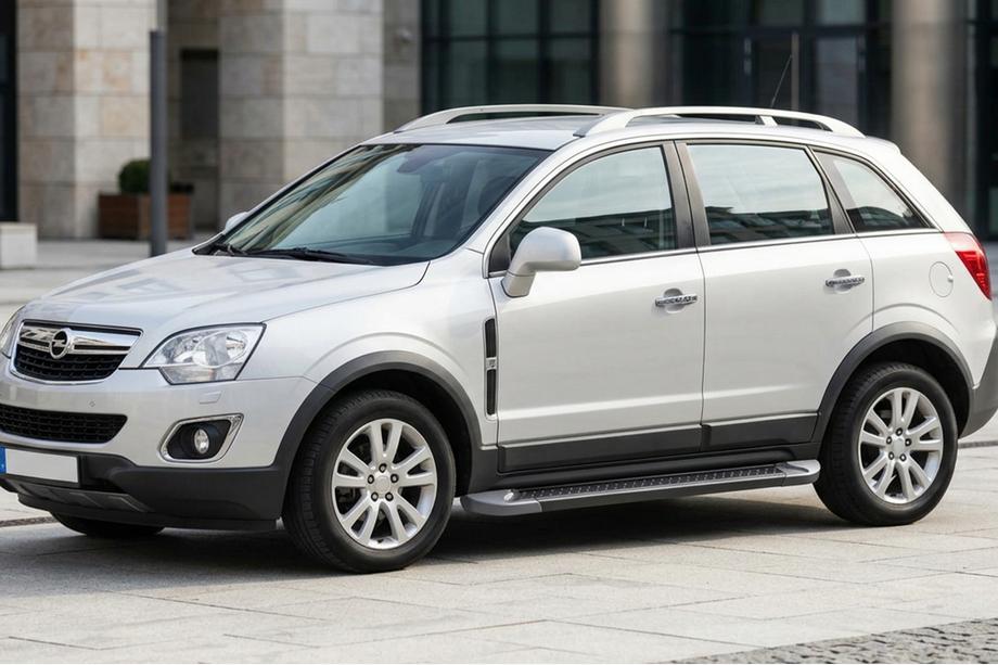 Opel Antara 2006-2017 Progi Boczné Allmond Black (2 szt., Aluminium) Image
