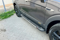 Opel Antara 2006-2017 Progi Boczné RedLine V1 (2 szt., Aluminium) zdjęcia 1