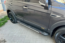 Opel Antara 2006-2017 Progi Boczné RedLine V1 (2 szt., Aluminium) zdjęcia 2