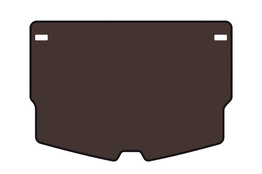 Nissan Note 2012-2020 Gumowa mata bagażnika Carsuit (HB, brązowa) Image