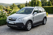 Opel Antara 2006-2017 Progi Boczné Bosphorus Black (2 szt., Aluminium) zdjęcia 1