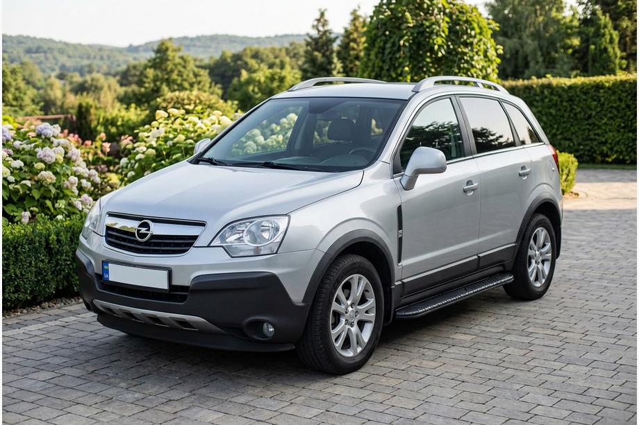 Opel Antara 2006-2017 Progi Boczné Bosphorus Black (2 szt., Aluminium) Image