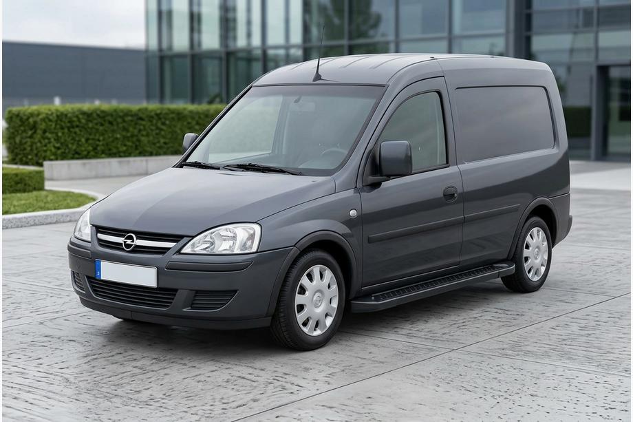 Opel Combo 2002–2012 Progi Boczné Allmond Black (2 szt., Aluminium) Image