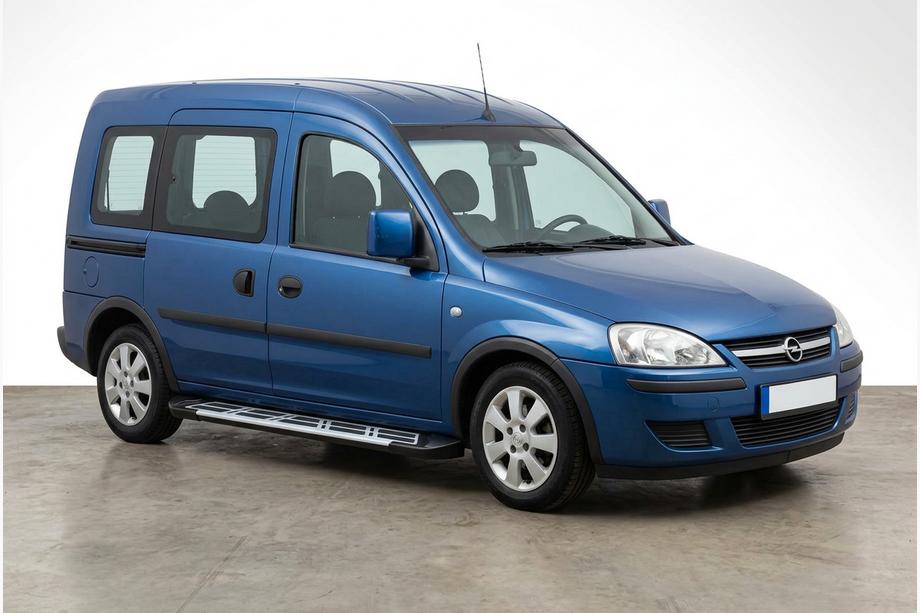 Opel Combo 2002–2012 Progi Boczné Sunrise (2 szt., Aluminium) Image