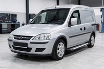 Opel Combo 2002–2012 Progi Boczne Line (2 szt., Aluminium) zdjęcia 1