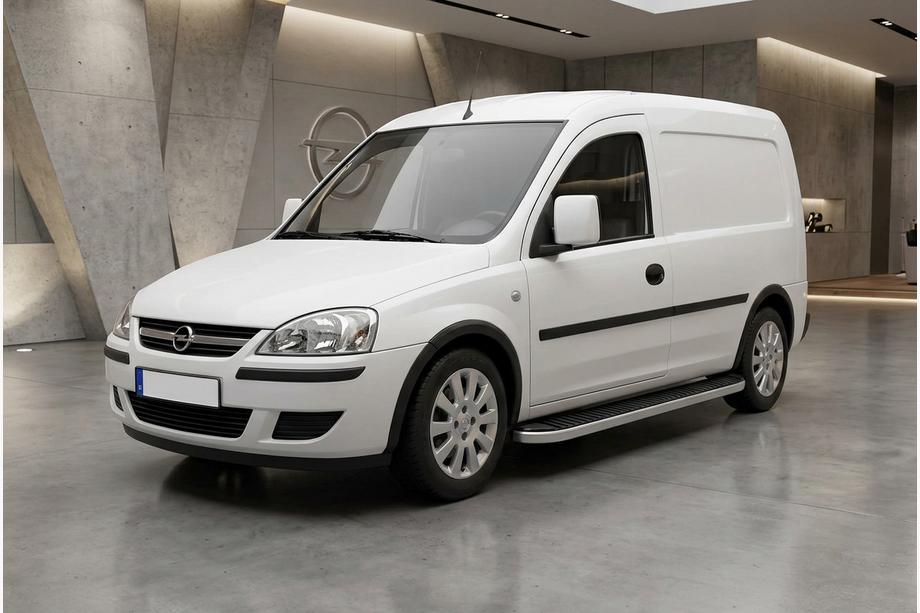 Opel Combo 2002–2012 Progi Boczne Tayga Grey (2 szt., Aluminium) Image