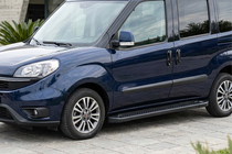 Opel Combo 2012-2018 Progi Boczné Allmond Black (2 szt., Aluminium) zdjęcia 1