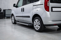 Opel Combo 2012-2018 Progi Boczné Duru (2 szt., Aluminium) zdjęcia 1