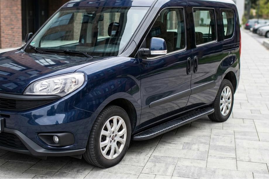 Opel Combo 2012-2018 Progi Boczné Bosphorus Black (2 szt., Aluminium) Image