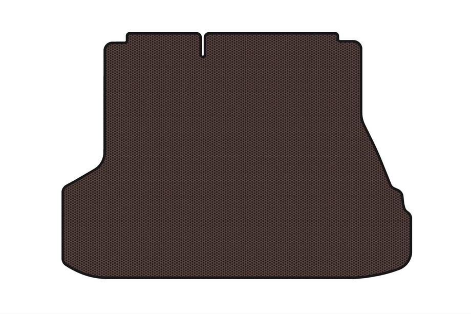 Kia Cerato 1 2004-2009 Gumowa mata do bagażnika Carsuit (SD, brązowa) Image