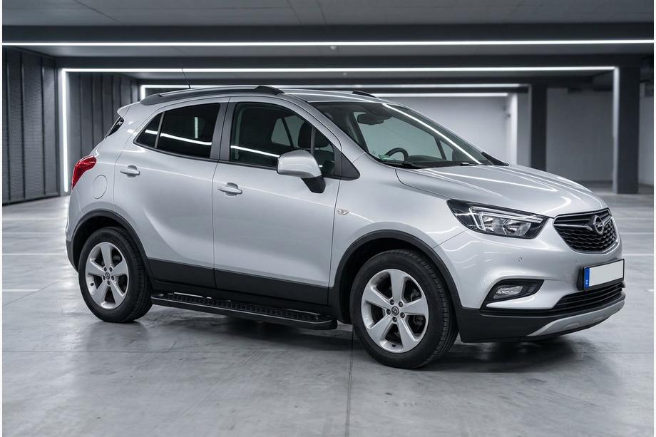 Opel Mokka 2012-2021 Progi Boczné Allmond Black (2 szt., Aluminium) Image