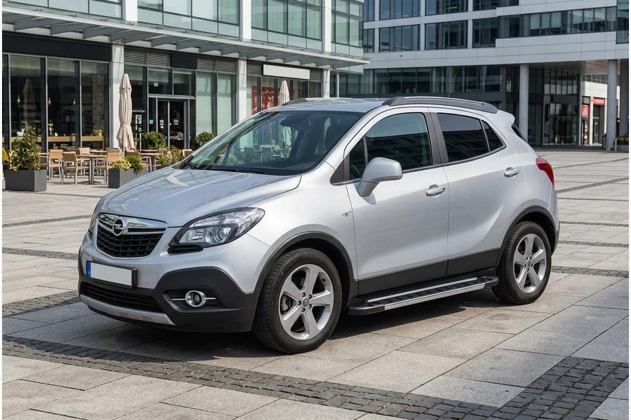 Opel Mokka 2012-2021 Progi Boczné RedLine V1 (2 szt., Aluminium) Image
