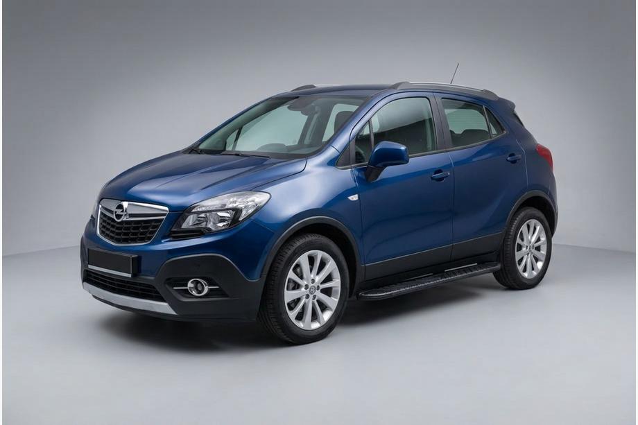 Opel Mokka 2012-2021 Progi Boczné Bosphorus Black (2 szt., Aluminium) Image