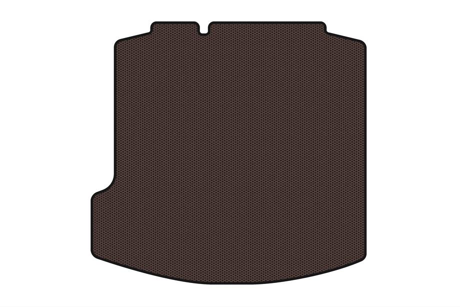 Volkswagen Bora 1998-2004 Gumowa mata do bagażnika Carsuit (SD, brązowa) Zdjęcia 1