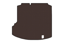 Volkswagen Jetta 2006-2011 Gumowa mata do bagażnika Carsuit (SD, brązowa) zdjęcia 1