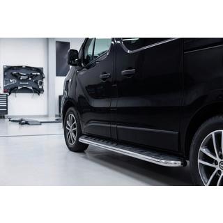 Progi Boczne Maydos V1 (2 szt., Aluminium i Stal Nierdzewna) Nissan Primastar 2002-2014 zdjęcia 1