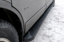 Renault Trafic 2001–2015 Progi Boczné Allmond Black (2 szt., Aluminium) zdjęcia 1