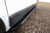 Renault Trafic 2001–2015 Progi Boczné Duru (2 szt., Aluminium) zdjęcia 1