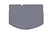 Citroen C-3 2009–2016 Gumowa mata do bagażnika Carsuit (HB, szary) zdjęcia 1