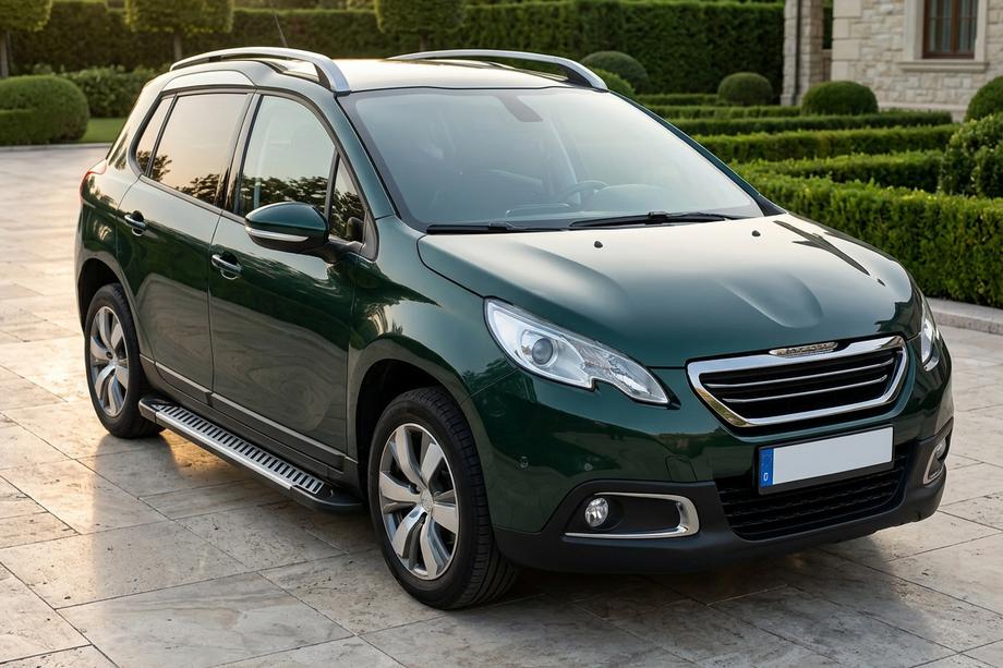 Peugeot 2008 2013-2019 Progi Boczne Line (2 szt., Aluminium) Image