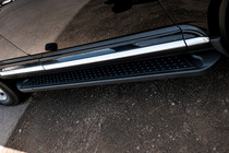 Porsche Cayenne 2003–2010 Progi Boczné Allmond Black (2 szt., Aluminium) zdjęcia 2