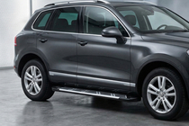 Porsche Cayenne 2003–2010 Progi Boczné Sunrise (2 szt., Aluminium) zdjęcia 1