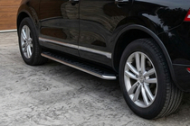 Porsche Cayenne 2003–2010 Progi Boczne Maydos V1 (2 szt., Aluminium i Stal Nierdzewna) zdjęcia 1