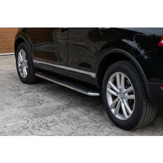 Progi Boczne Maydos V1 (2 szt., Aluminium i Stal Nierdzewna) Porsche Cayenne 2003–2010 zdjęcia 1