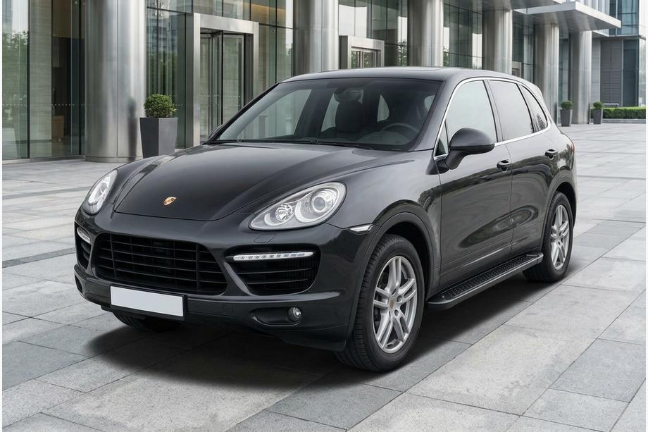 Porsche Cayenne 2010-2017 Progi Boczné Allmond Black (2 szt., Aluminium) Image