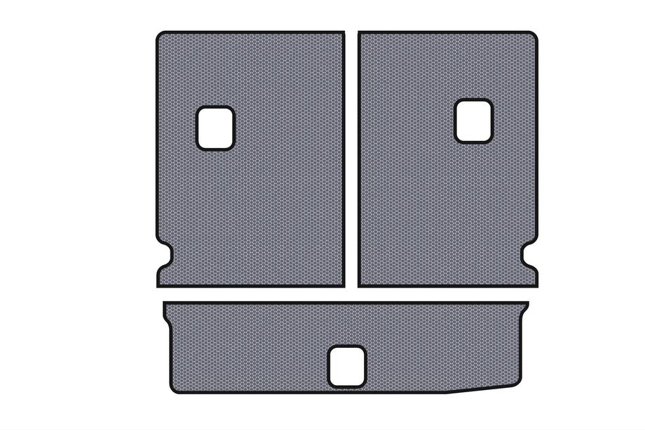 Chevrolet Orlando 2010-2018 Gumowa mata do bagażnika Carsuit V-1 (Szary) Image