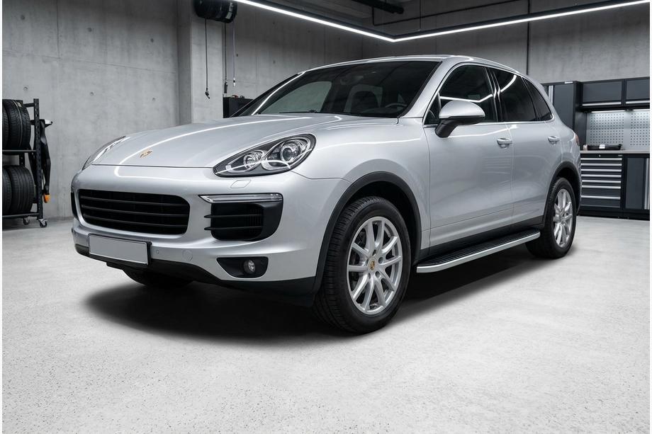 Porsche Cayenne 2010-2017 Progi Boczné Tayga (2 szt., Aluminium) Image